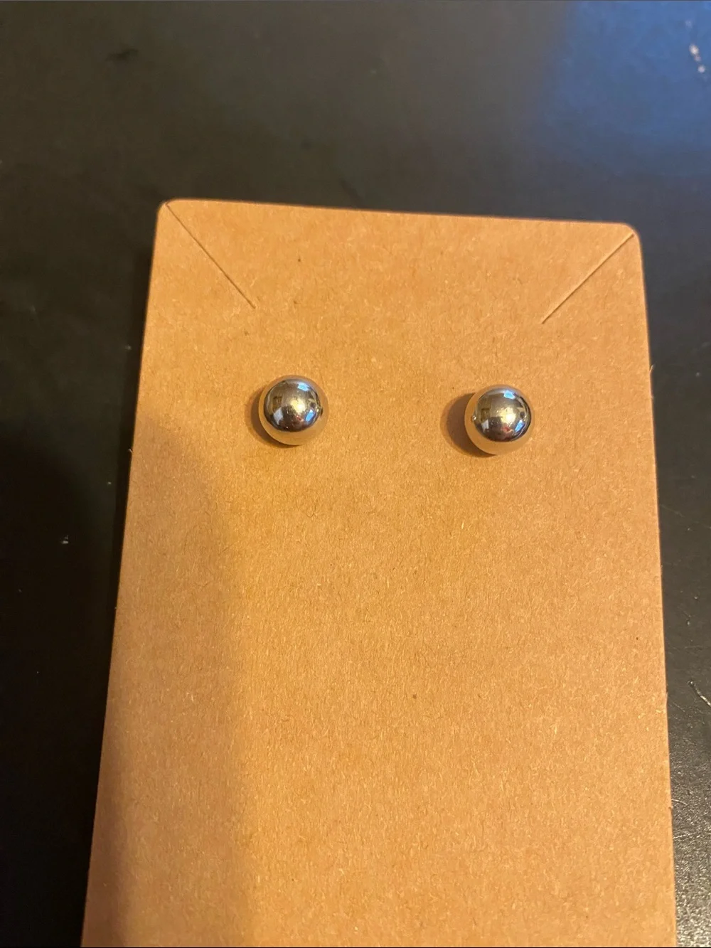 Gold and Silver Stud Earring Set - 2 Pairs